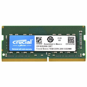 رم لپ تاپ DDR4 تک کاناله 2666 مگاهرتز CL19 کروشیال مدل CB16GS2666 ظرفیت 16 گیگابایت