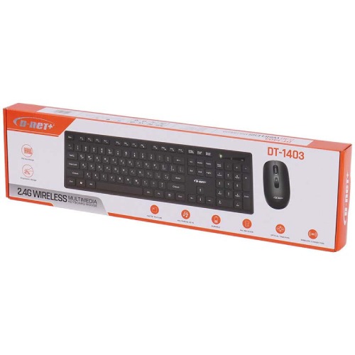 کیبورد و ماوس بی سیم D-NET DT-1403